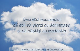 Secretul succesului este