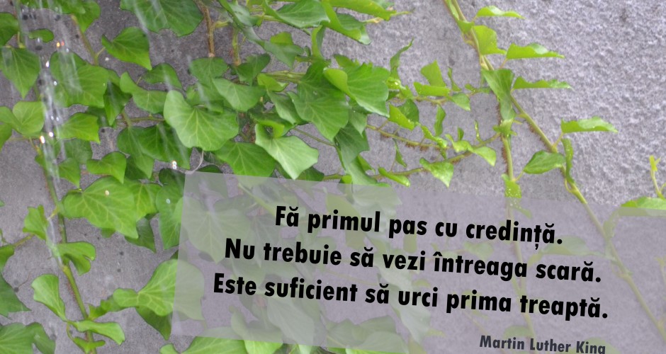 fa primul pas